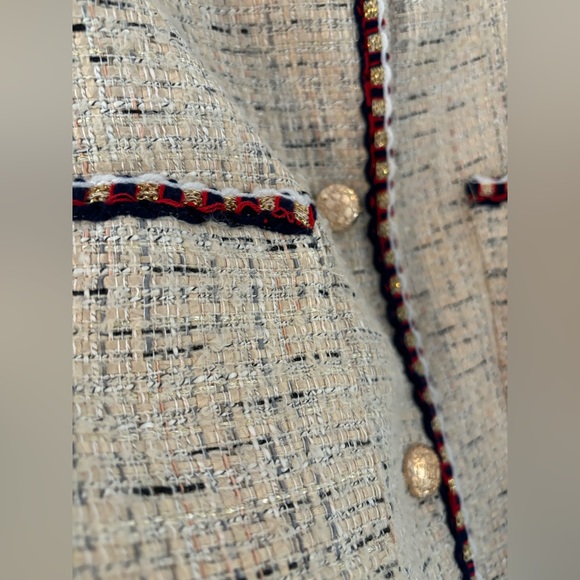 SOLD Zara tweed knit blazer jacket - Picture 2 of 6